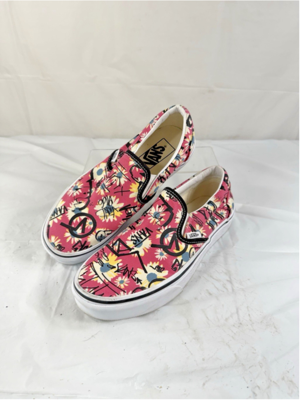 Vans Crew Classic Slip-On Floral Shoes 500714 Size 6.5